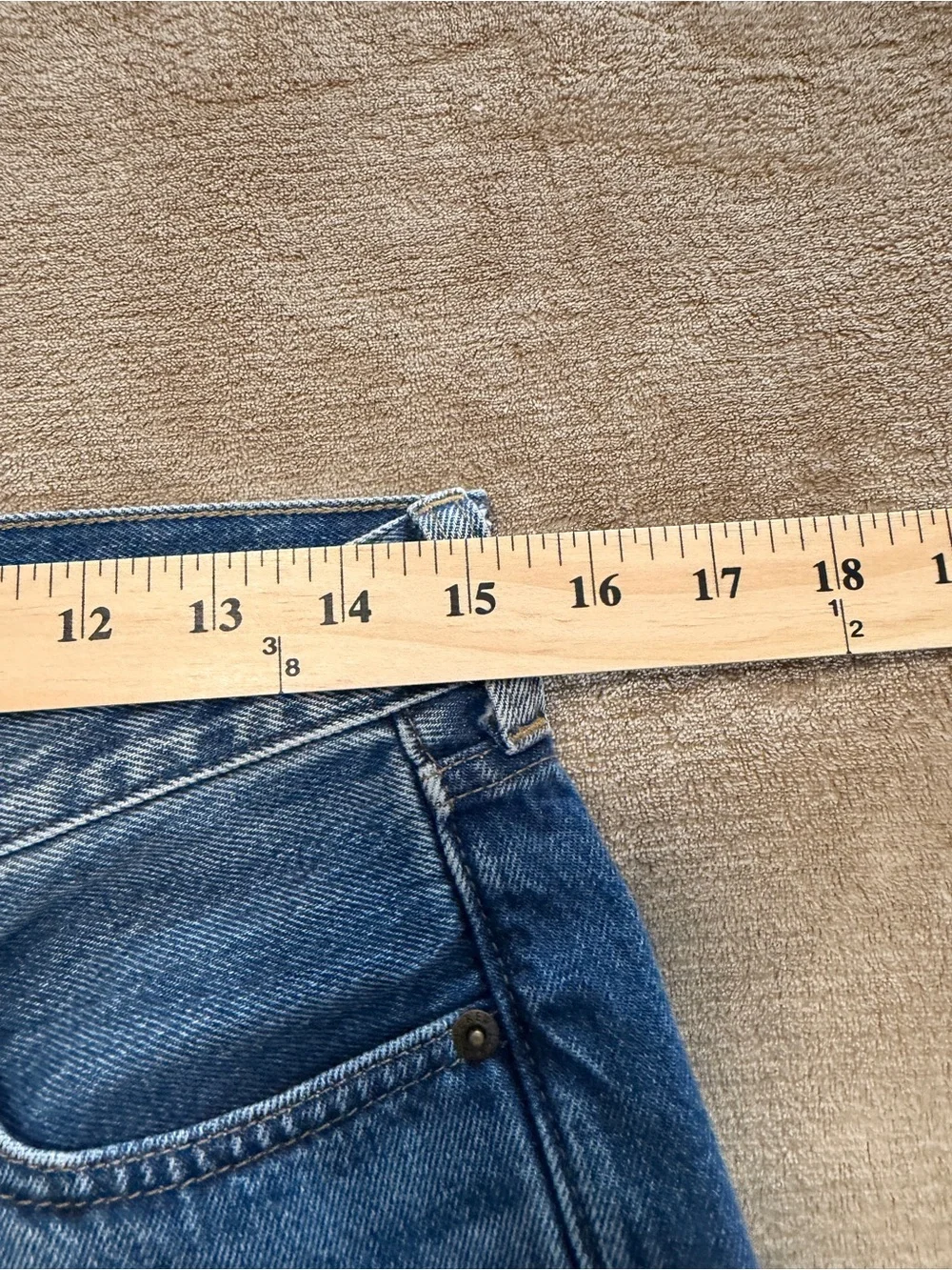 J.Crew Western Straight Leg Jeans Mid Rise BlueDenim Minimalist CowgirlBoho Sz26